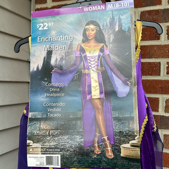 ￼Fair maiden costume women’s size 8-10 - Picture 1 of 8